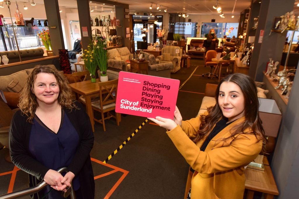 Sunderland Launches City Gift Card to Support Local Businesses..