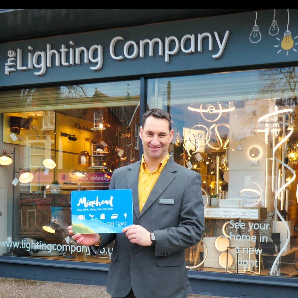 The launch of the Minehead Gift Card: an easy way to support local businesses