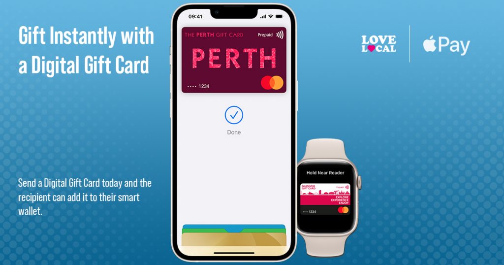 The present is digital – thanks to the launch of our new digital gift card and Love Local app